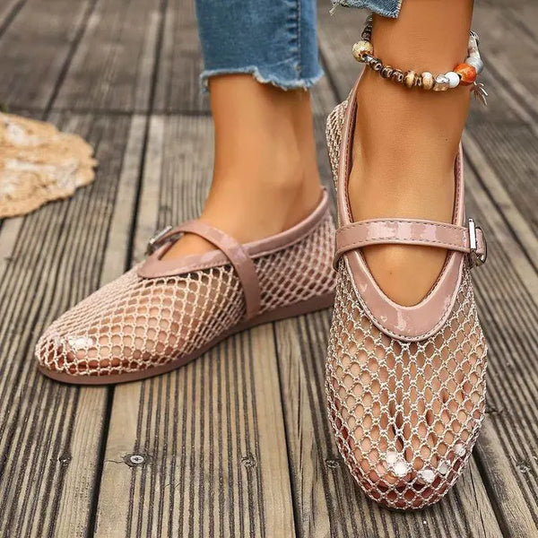 Everyday Lightweight Mesh Walking Flats