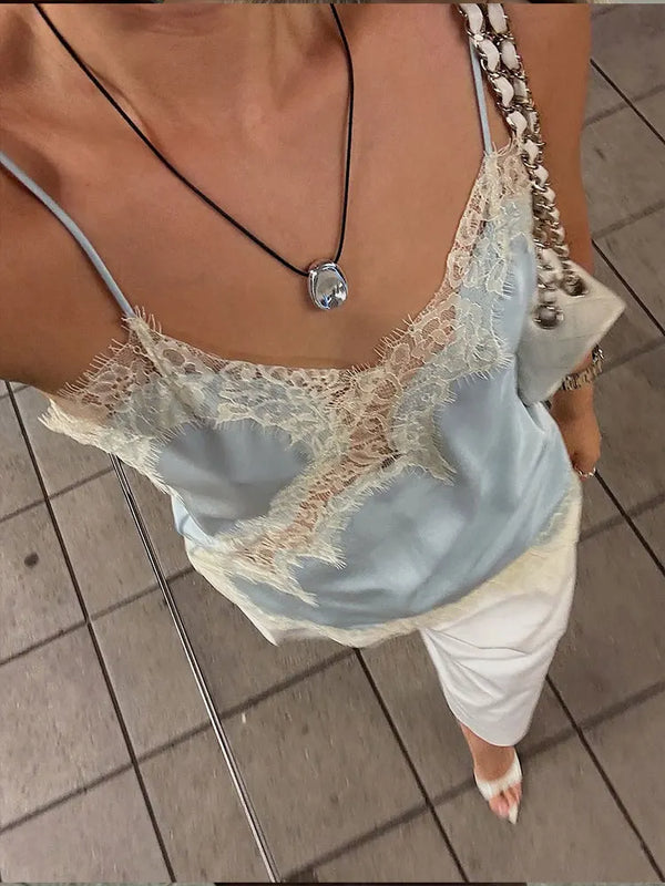 Sleek Asymmetric Stretch Tank Top